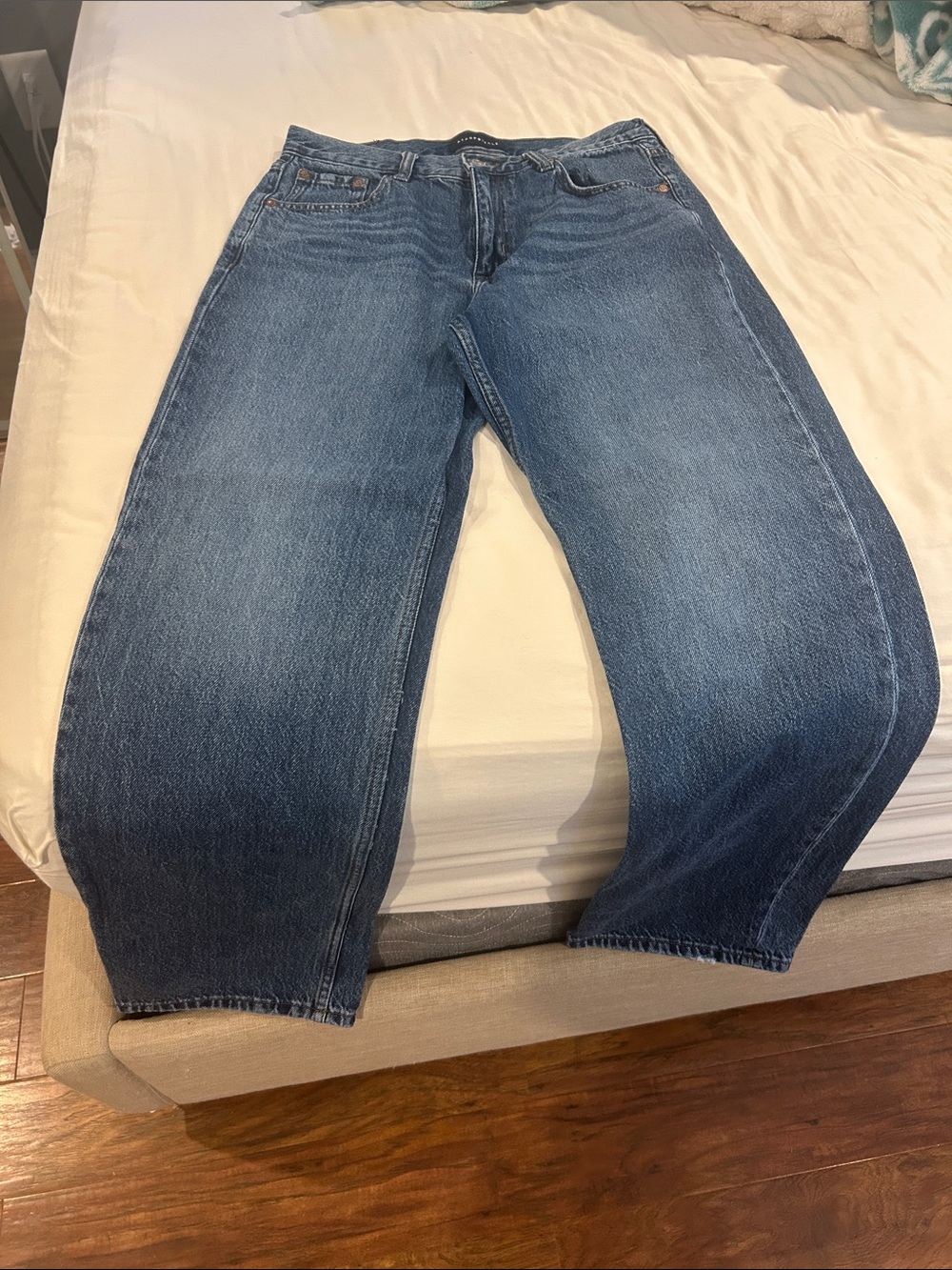Aeropostale High Rise Women's Jeans - Medium Blue Wash